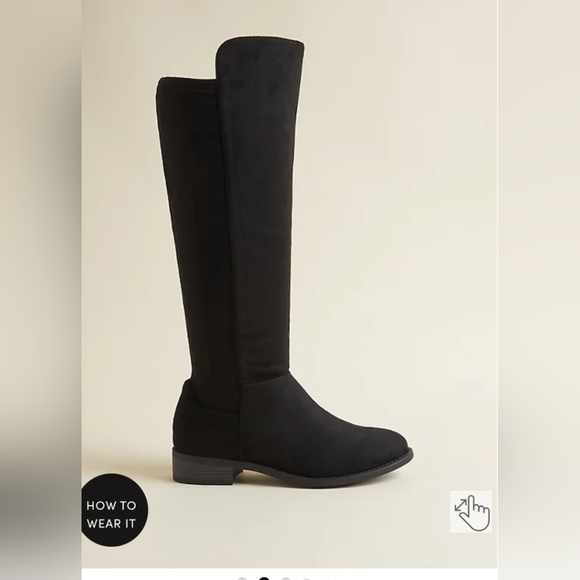 Size 10.5 Black boots from Torrid. New, never worn. - Picture 2 of 5